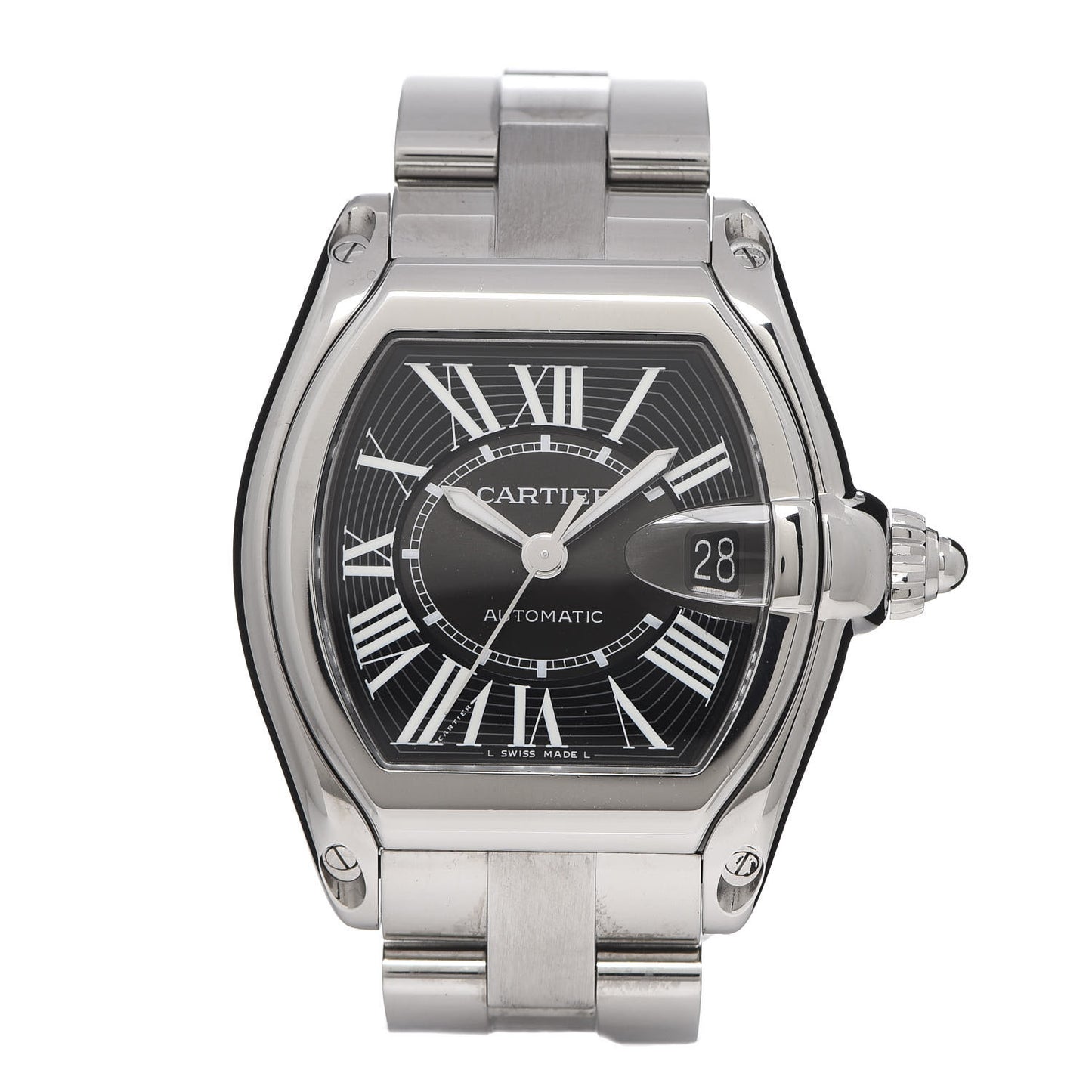 Stainless Steel 37mm Roadster Automatic Watch Black