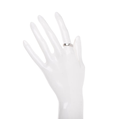 Cartier 18K White Gold 3.5mm LOVE Wedding Band Ring 54 6.75 2 of 5