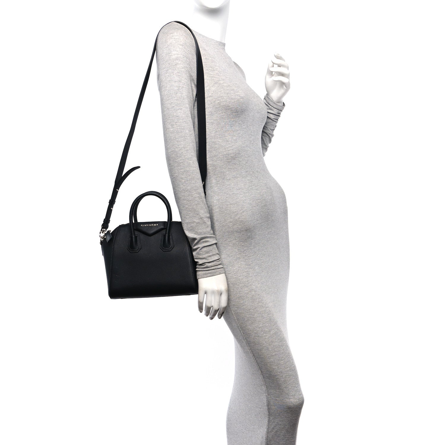 Givenchy Sugar Goatskin Mini Antigona Black 2 of 11