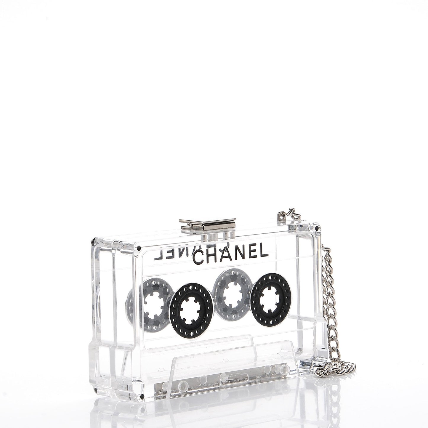 Lucite Cassette Clutch