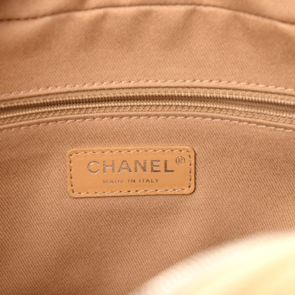 Chanel Canvas Deauville Small Bowling Bag Beige 6 of 11