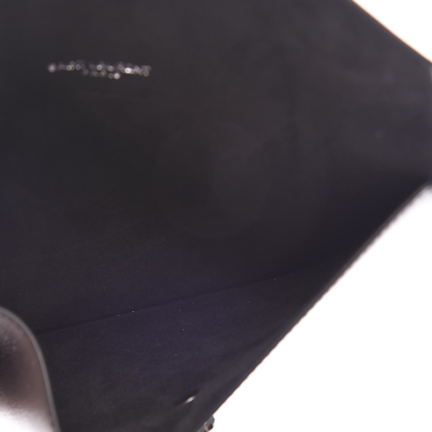 Saint Laurent Calfskin Passport Holder Black 5 of 7