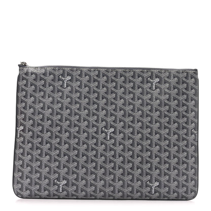 Goyard Goyardine Senat Pochette GM Grey 1 of 8