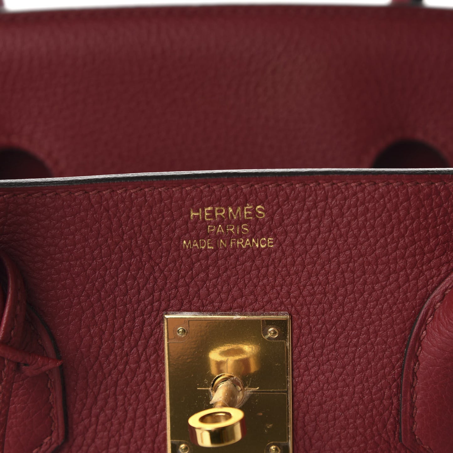 Togo Birkin 35 Rouge Grenat