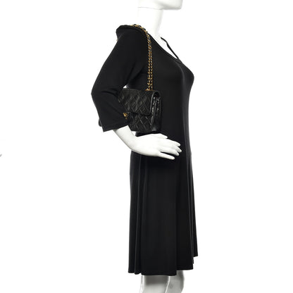 Chanel Lambskin Quilted Small Double Flap Black 2 of 15