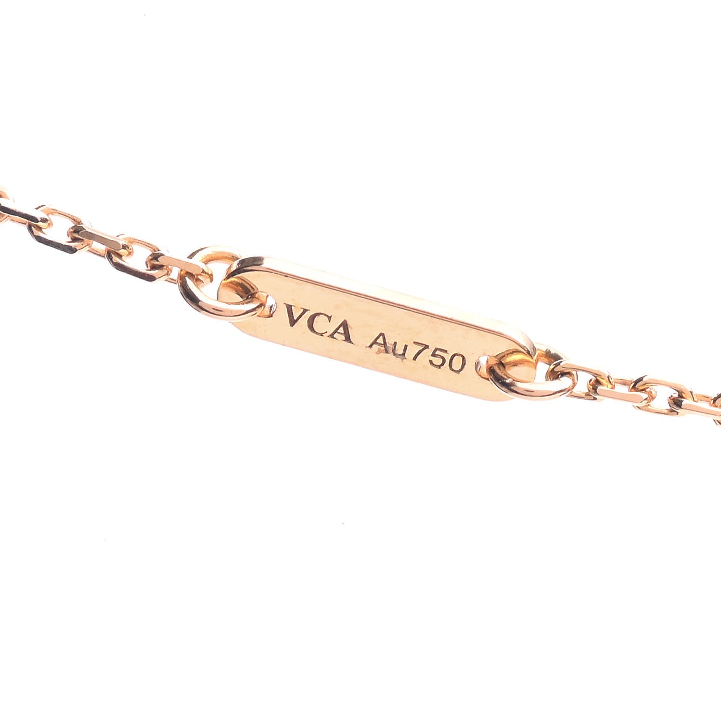 18K Rose Gold Sweet Alhambra Pendant Necklace