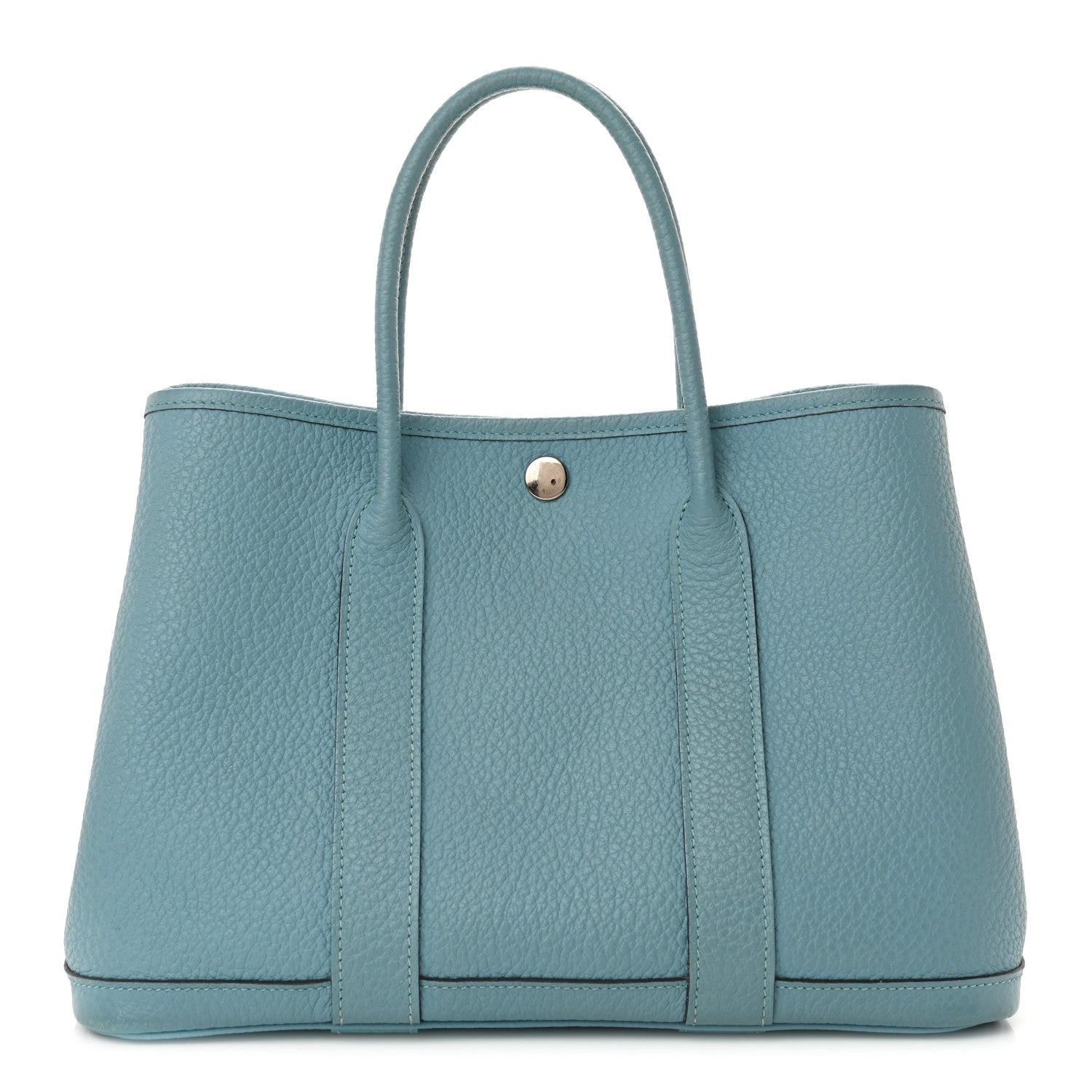 Hermes Vache Country Garden Party 30 TPM Bleu Saint Cyr 1 of 12