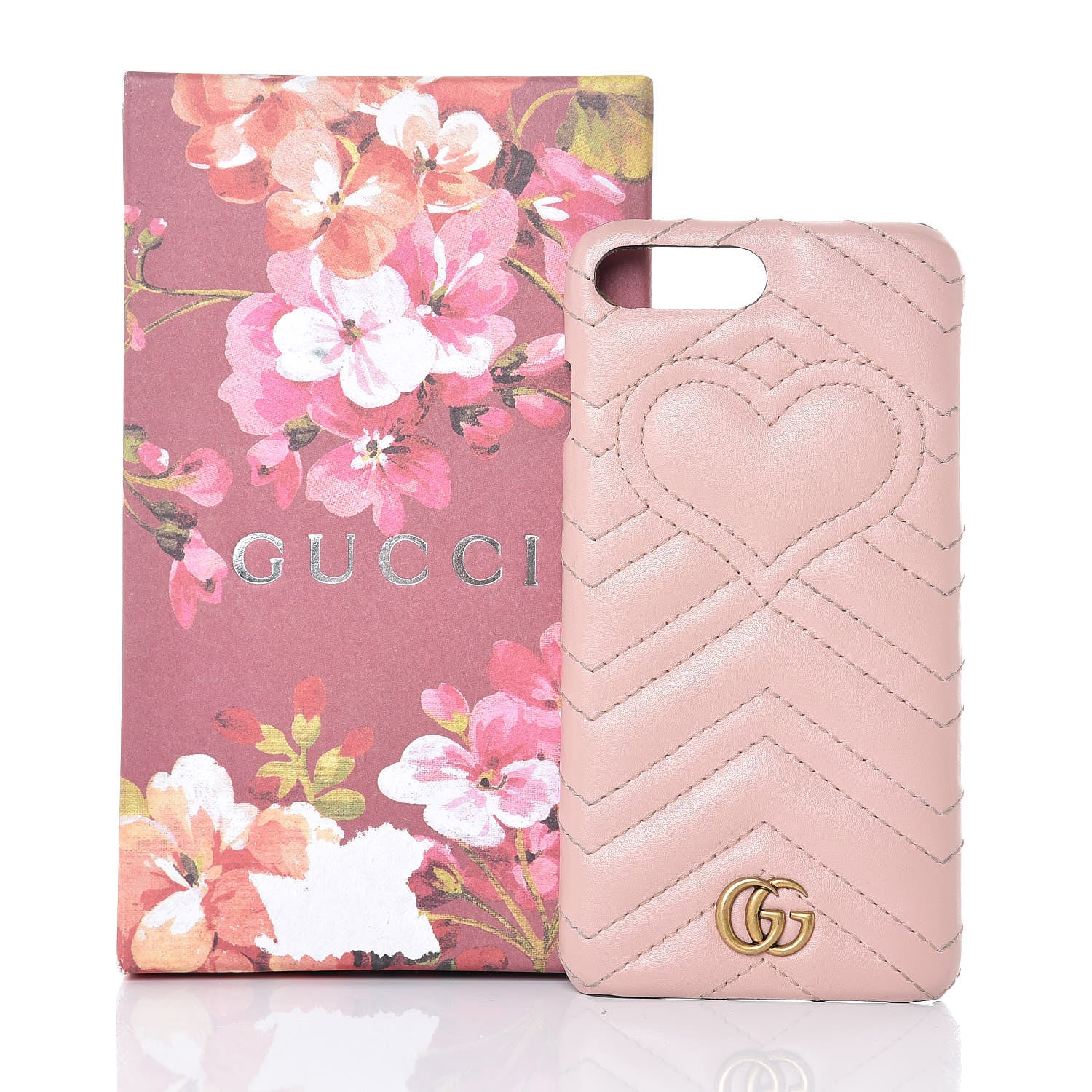 Gucci Calfskin Matelasse Marmont iPhone 7 Plus Case Pink 6 of 6