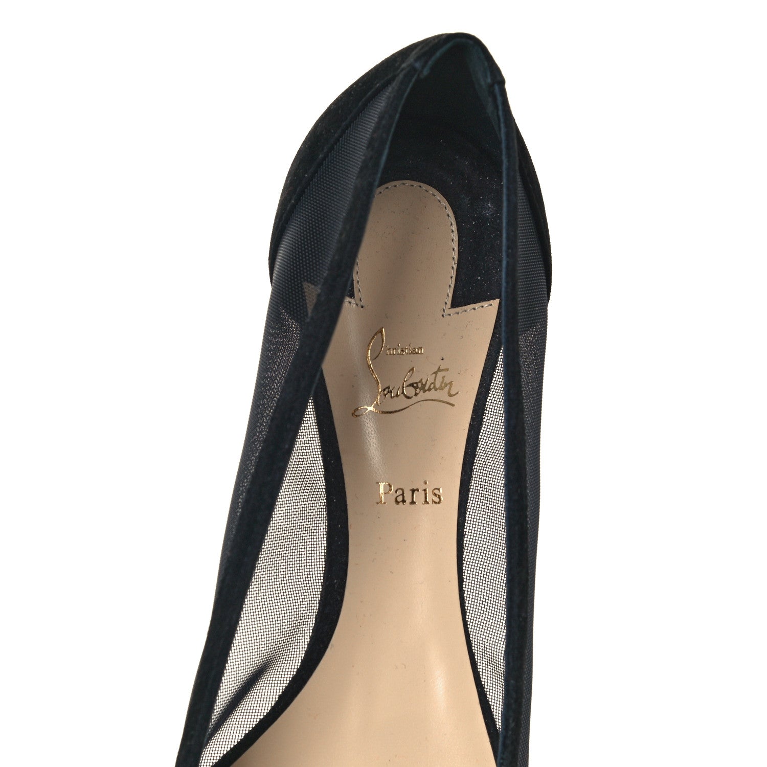 Christian Louboutin Veau Velours Rete Galativi Flats 41.5 Black 9 of 10