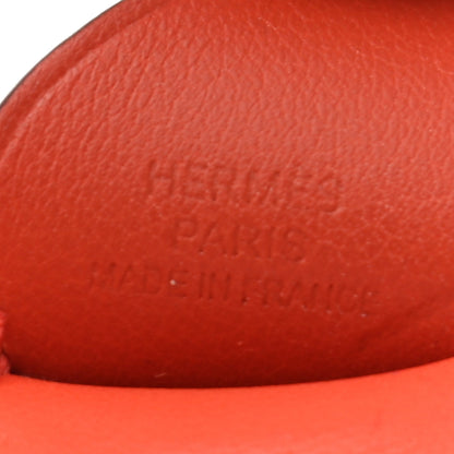 Hermes Milo Lambskin Grigri Rodeo Pegase Horse Bag Charm PM Orange Poppy Craie Terre Battue 3 of 4