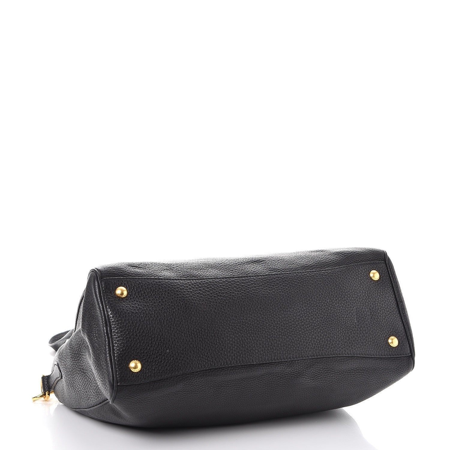 Prada Vitello Daino Boston Bag Nero Black 5 of 7