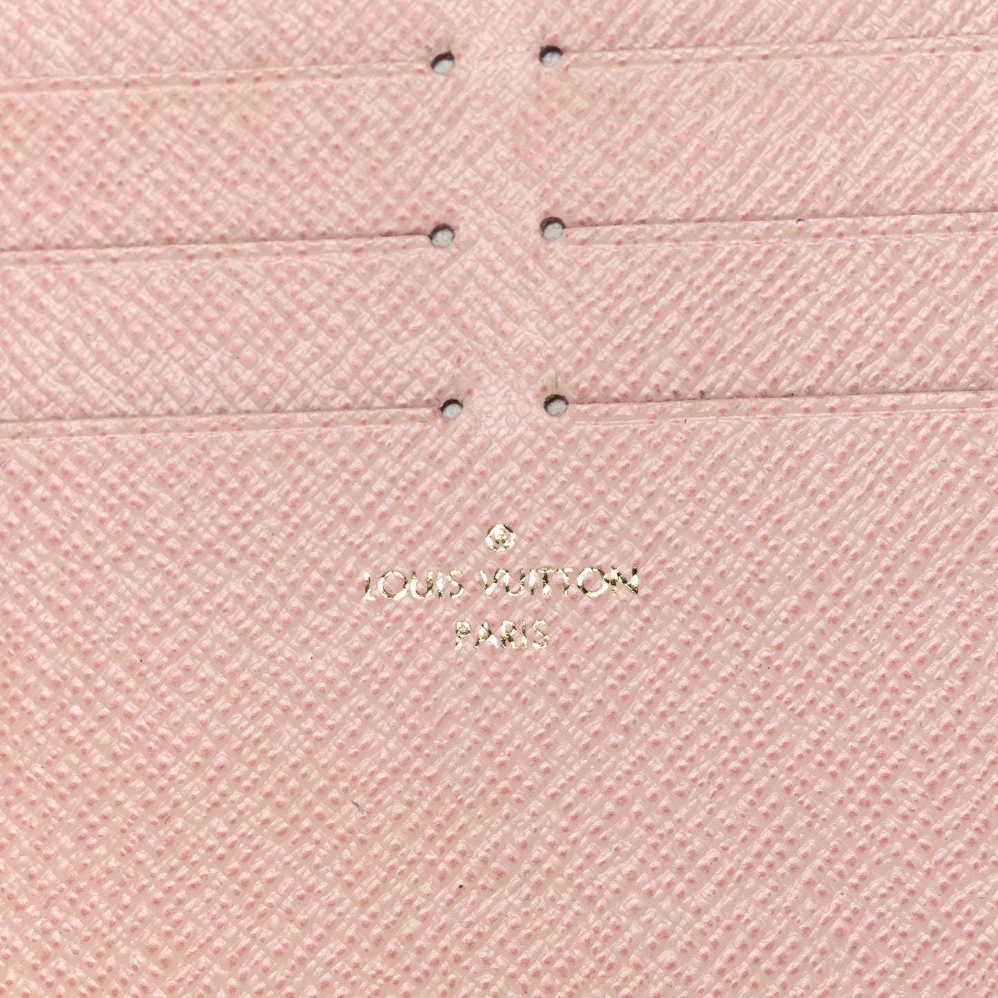 Calfskin Felicie Card Holder Insert Rose Ballerine