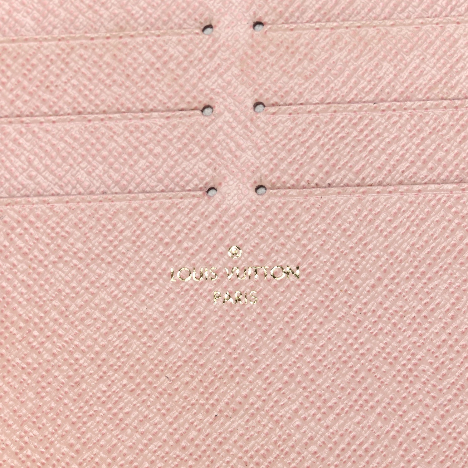 Louis Vuitton Calfskin Felicie Card Holder Insert Rose Ballerine 6 of 6