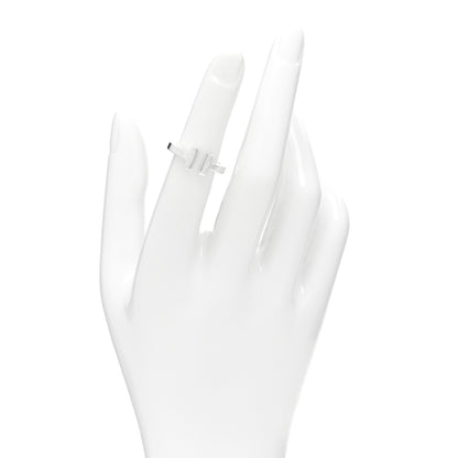 Tiffany Sterling Silver T Square Ring 48 4.5 2 of 4