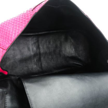 Proenza Schouler Python PS Courier Bag Hot Pink 6 of 8