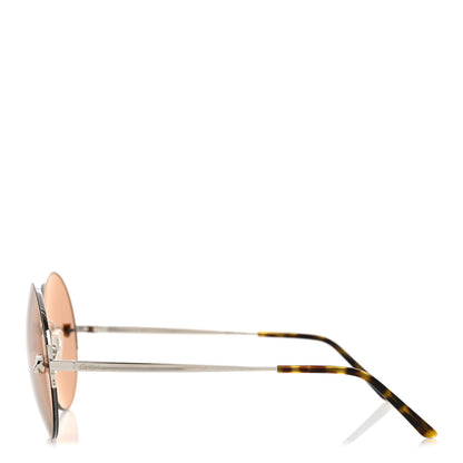 Cartier Panthere De Cartier Round Sunglasses CT0022S 003 Silver 3 of 6