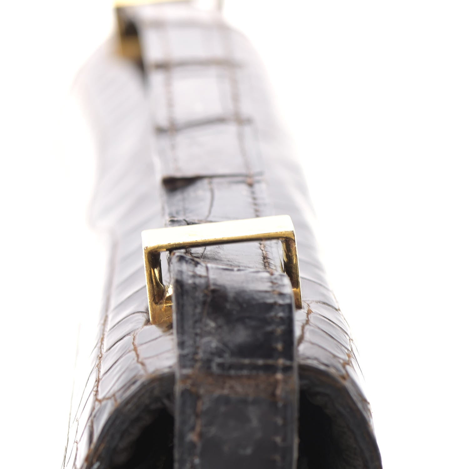 Hermes Shiny Porosus Crocodile Constance 23 Chocolate 15 of 31