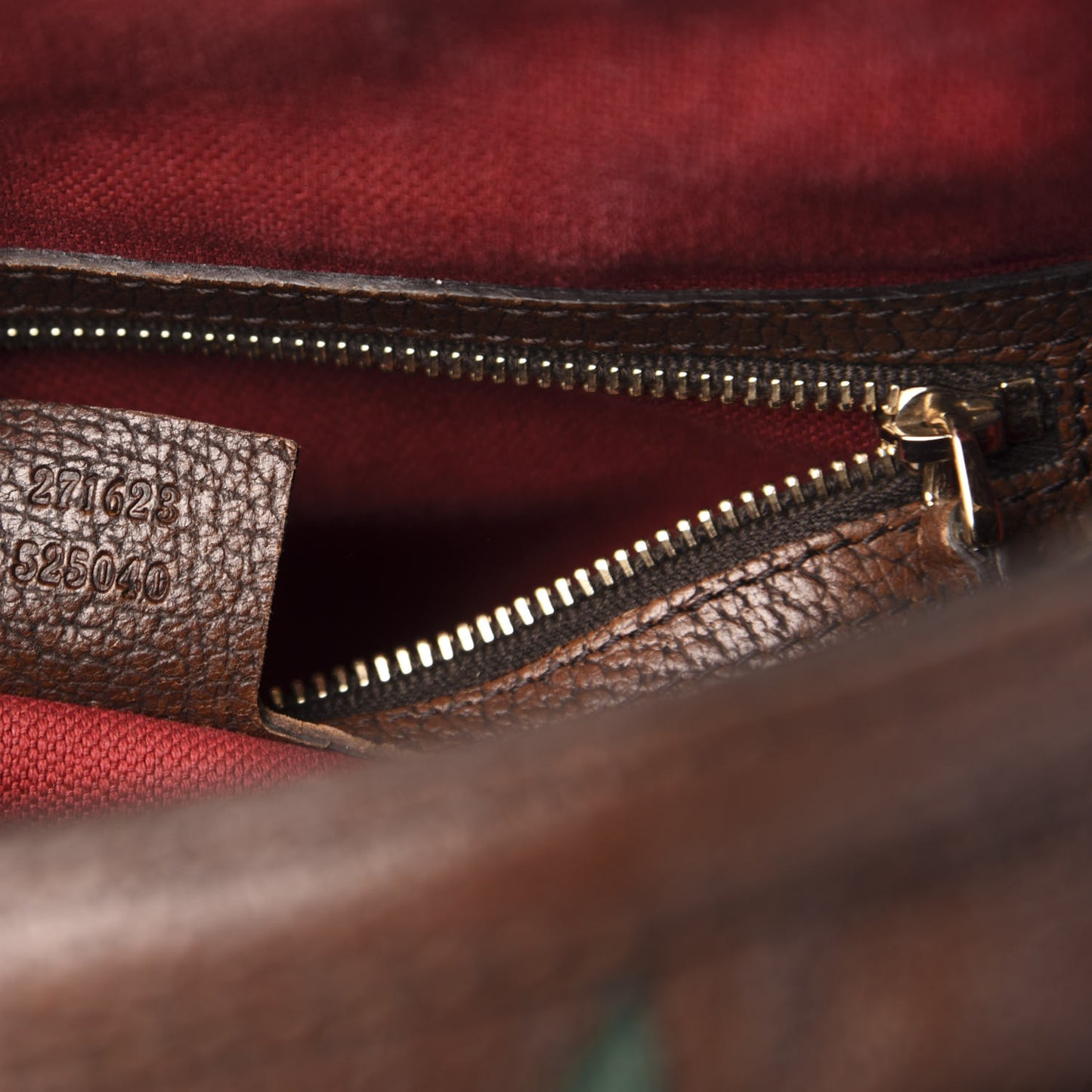 Calfskin Medium Seventies Web Boston Brown