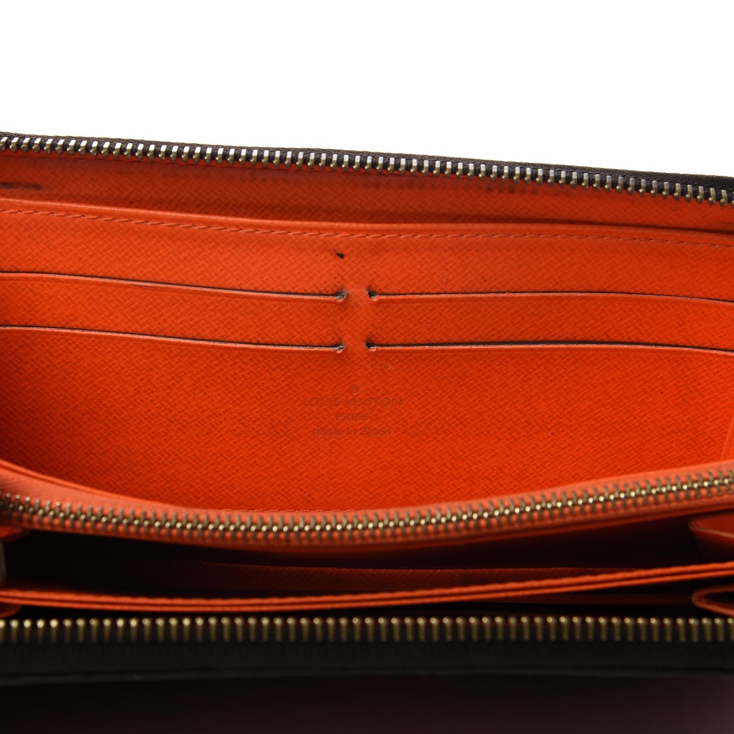 Louis Vuitton Monogram Graffiti Zippy Wallet Orange 9 of 12