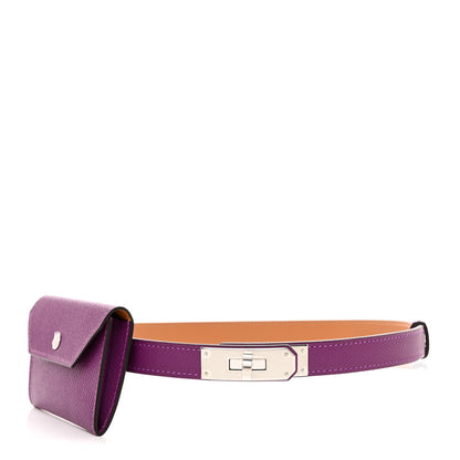 Hermes Epsom Kelly Pocket 18 Belt Anemone 1 of 7