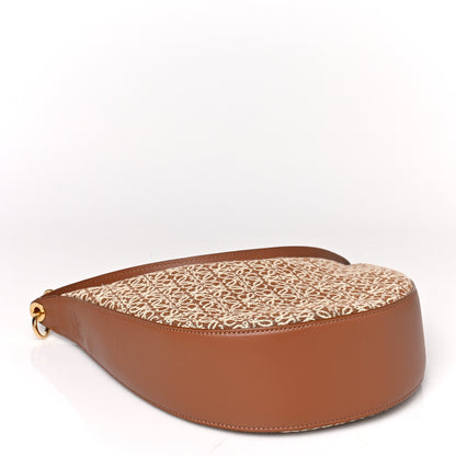 Loewe Jacquard Anagram Calfskin Luna Bag Tan 3 of 7