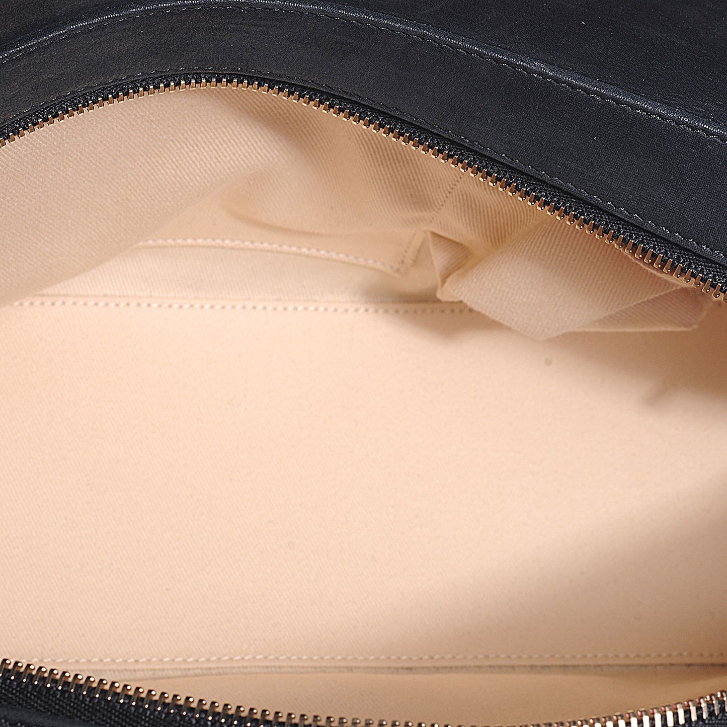 Iridescent Calfskin Chic Quilt Bowling Bag Black