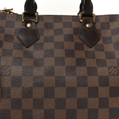 Louis Vuitton Damier Ebene Speedy Bandouliere 25 8 of 10
