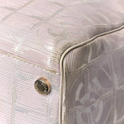 Chanel Nylon Travel Shoulder Bag Pink 12 of 15