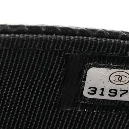 Chanel Caviar Quilted Flap Card Holder Wallet Black 8 of 8