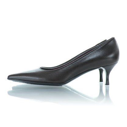 Gucci Leather Kitten Heels 6.5 Brown 2 of 5