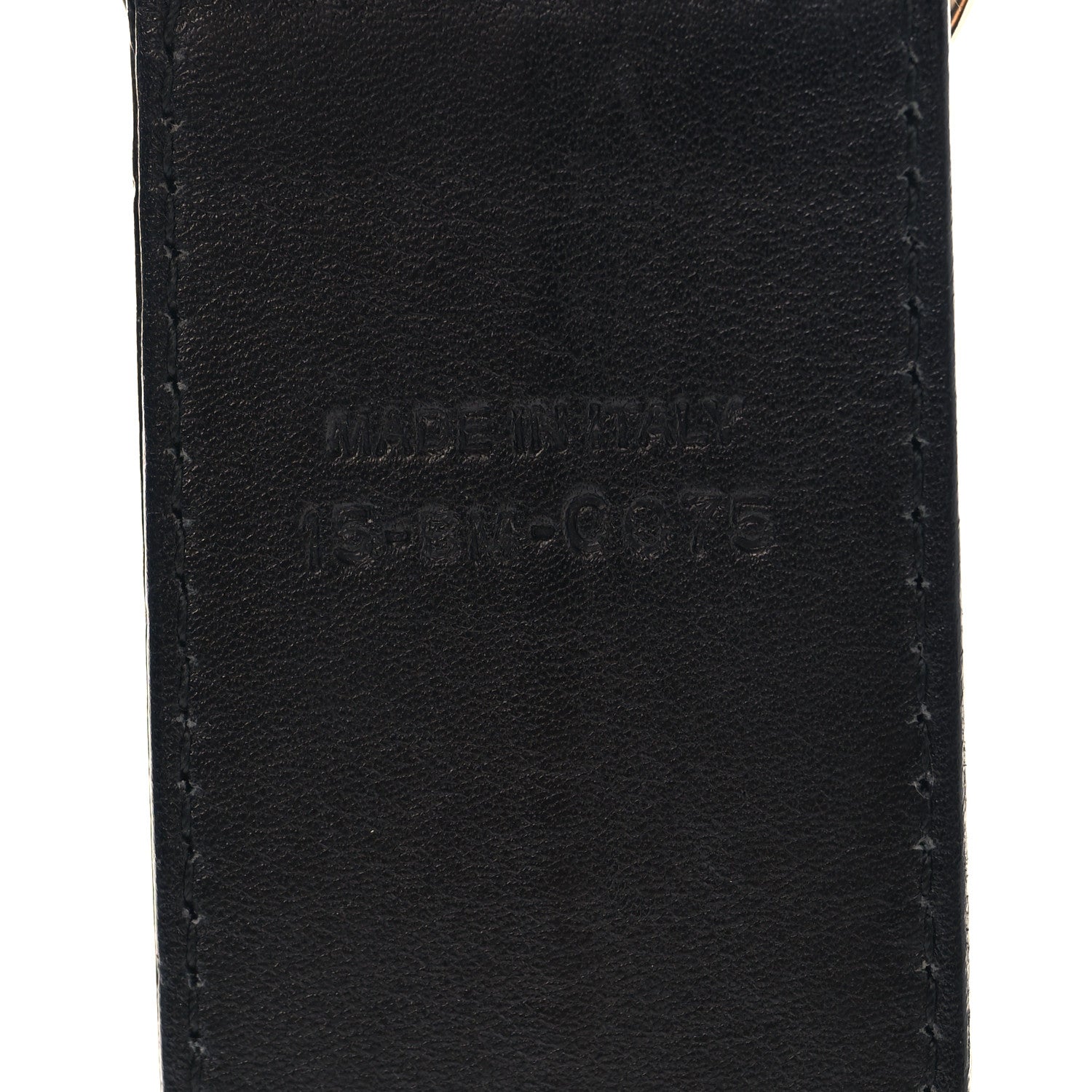 Christian Dior Calfskin Stitched CD Belt 85 34 Black 6 of 6