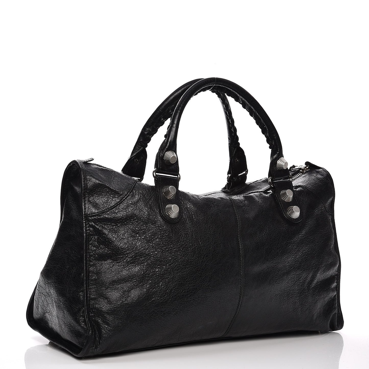 Agneau Giant 21 Silver Hardware Work Black