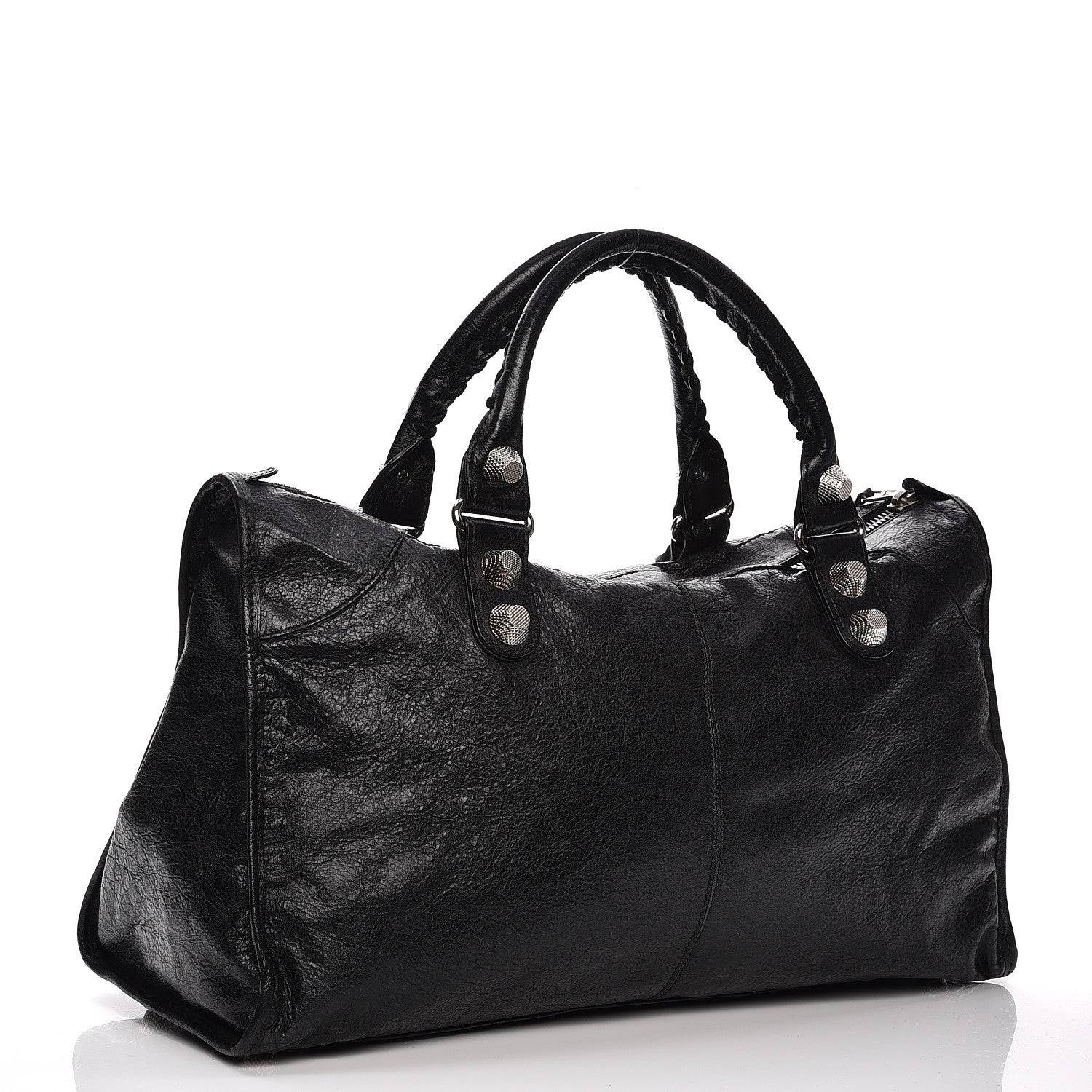 Balenciaga Agneau Giant 21 Silver Hardware Work Black 3 of 9