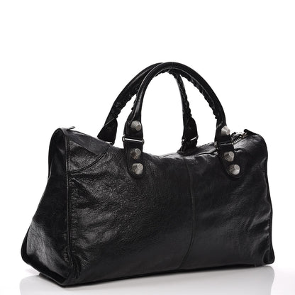 Balenciaga Agneau Giant 21 Silver Hardware Work Black 3 of 9