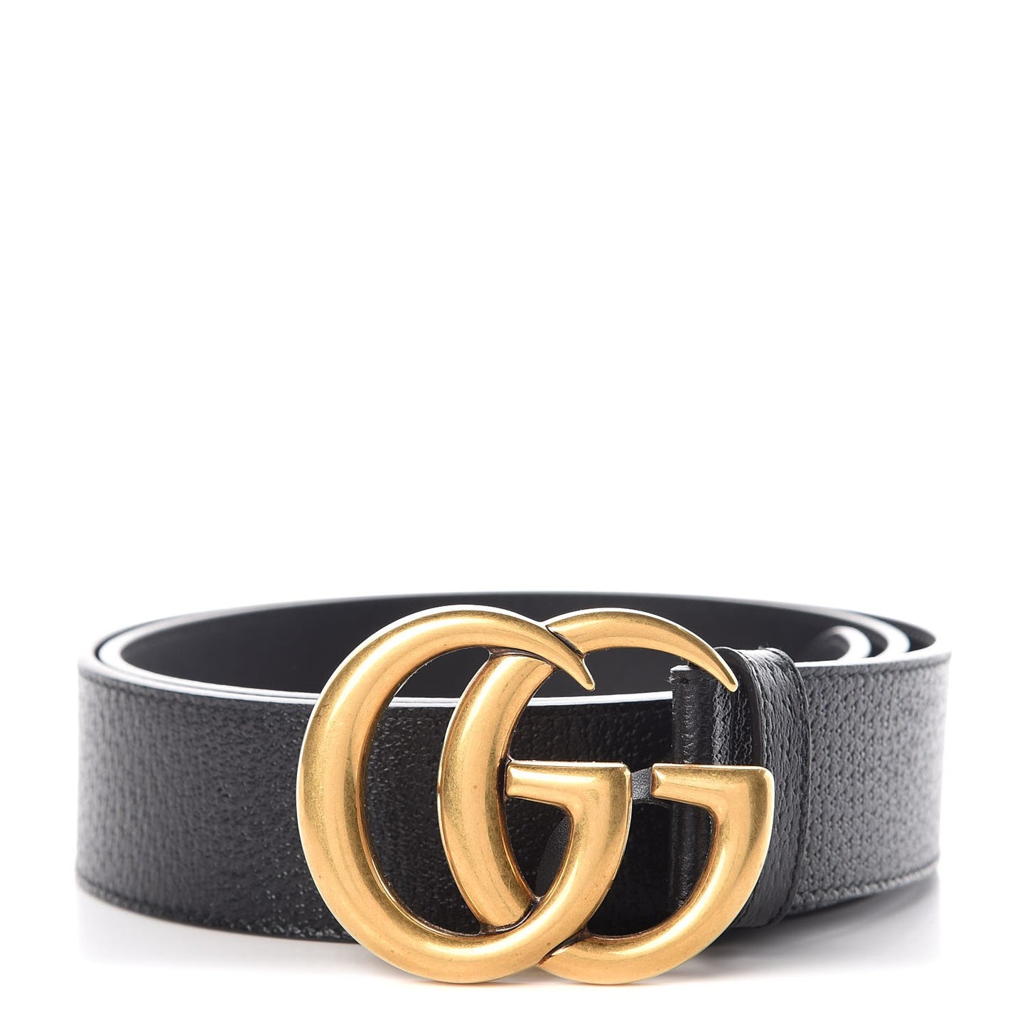 Textured Calfskin Double G 40mm Belt 90 36 Black