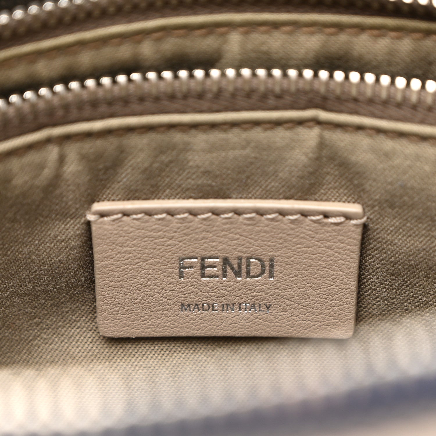 Fendi Vitello Dolce 4 Color Medium By The Way Boston Bag Grigio Polvere Emerald Multicolor 6 of 10