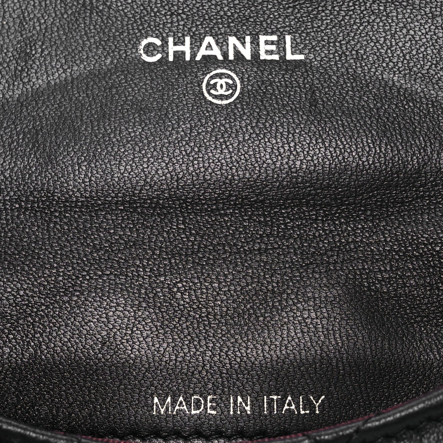 Chanel Lambskin Quilted Coin Purse Black 7 of 14