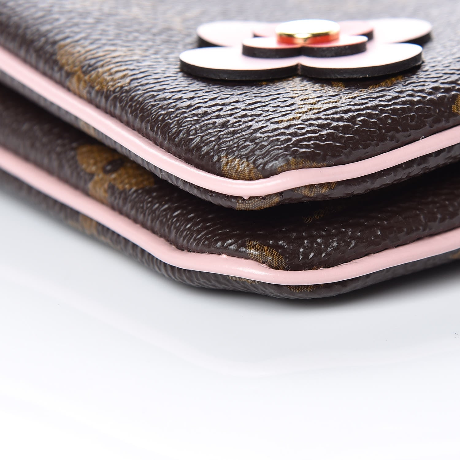 Louis Vuitton Monogram Blooming Flowers Double Zip Pochette 10 of 12