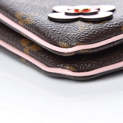 Louis Vuitton Monogram Blooming Flowers Double Zip Pochette 10 of 12
