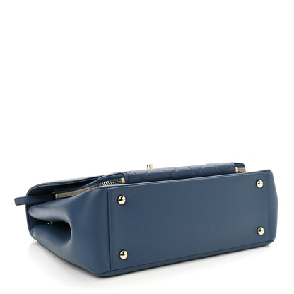 Chanel Caviar Quilted Large Business Affinity Flap Blue 4 of 11