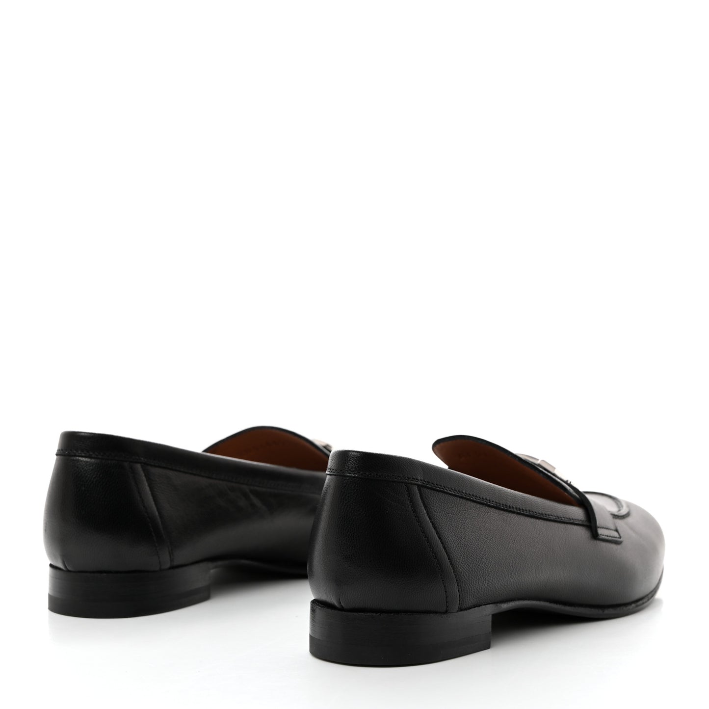 Goatskin Womens Paris Loafers 36 Black