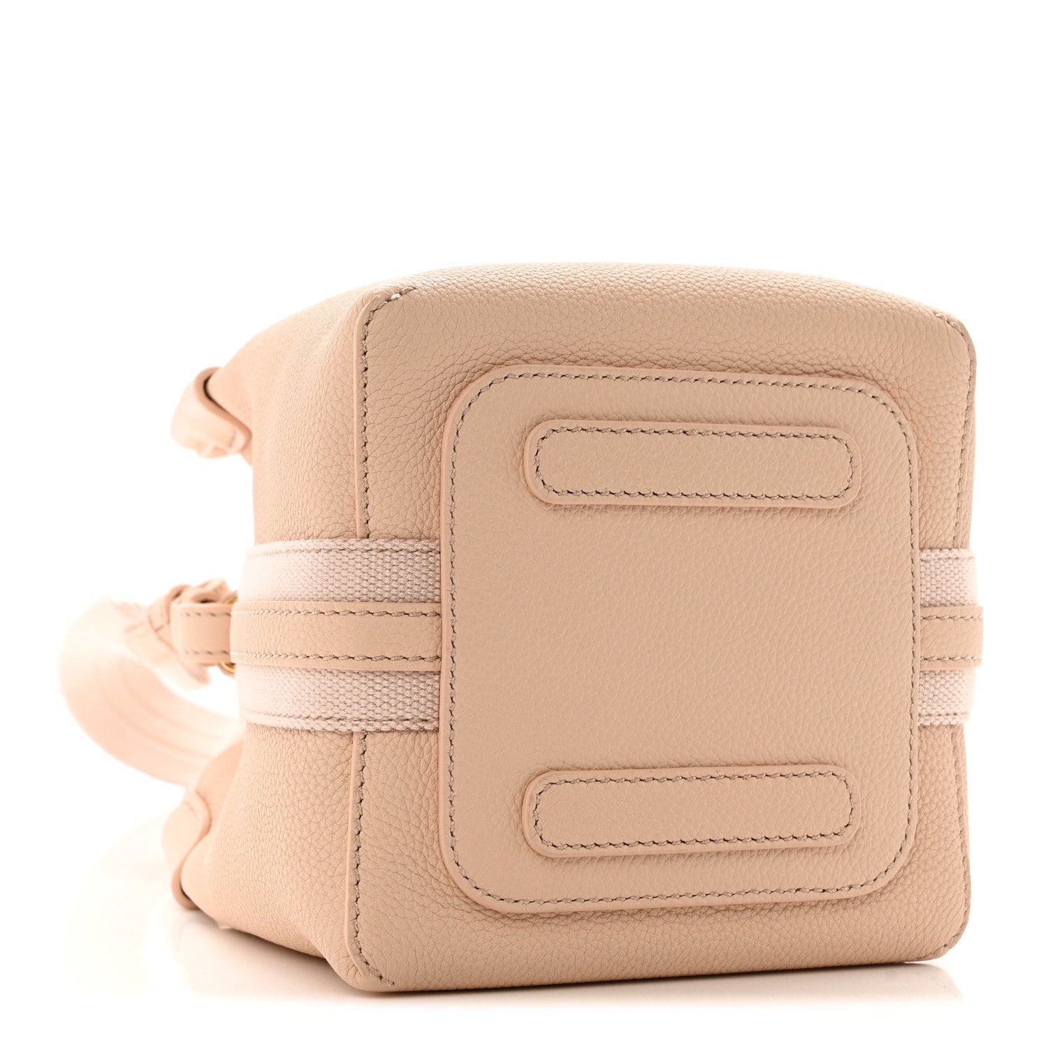 Loro Piana Grained Calfskin Micro Bale Bag Creamed Honey Sun Gold 4 of 11