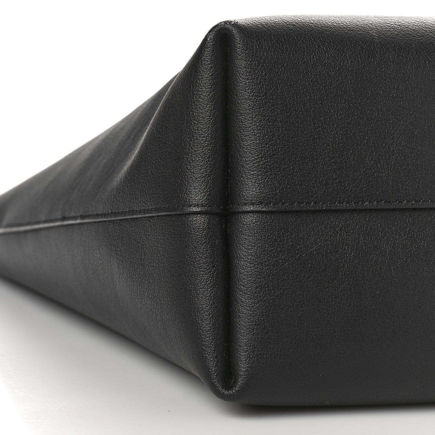 Saint Laurent Calfskin Large Shopping Tote Black 8 of 11