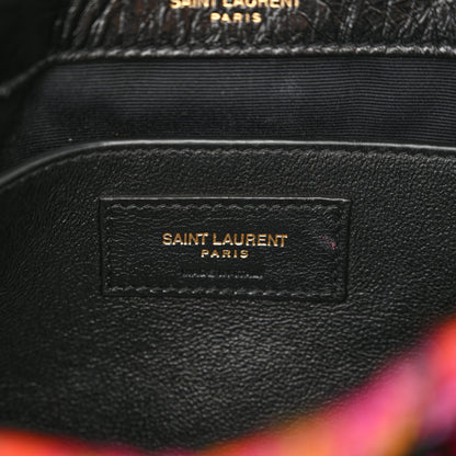Saint Laurent Tweed Calfskin Matelasse Monogram Baby Niki Chain Satchel Multicolor 6 of 11