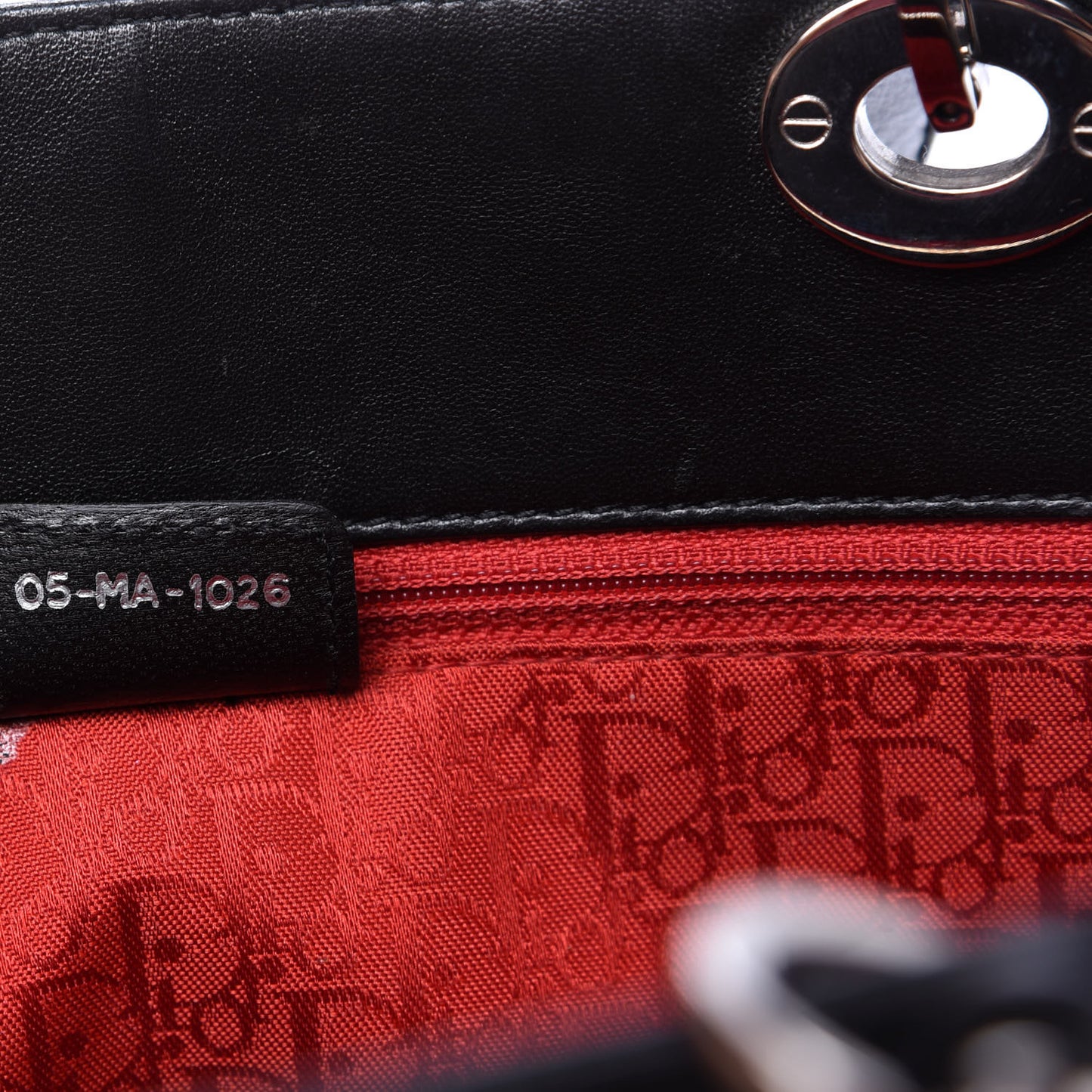 Lambskin Cannage Large Lady Dior Shopper Tote Black