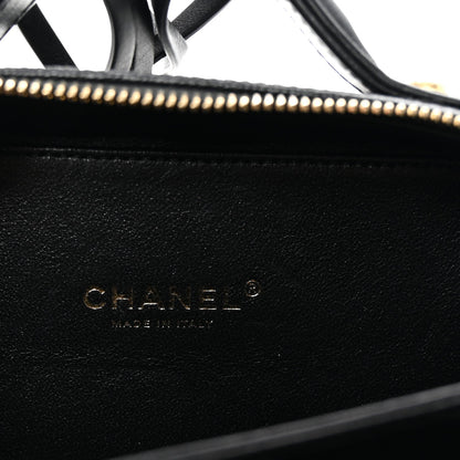 Chanel Caviar Quilted Small CC Filigree Vanity Case Black 6 of 11