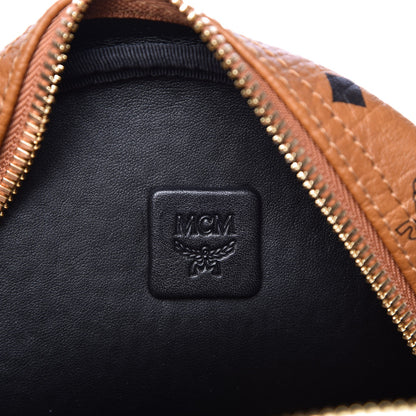 MCM Visetos Medium Side Studs Stark Backpack Cognac 7 of 11