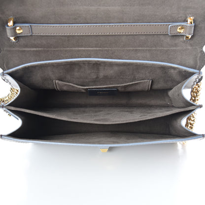 Fendi Vitello Liberty Scalloped Studded Kan I Shoulder Bag Carbone 4 of 11