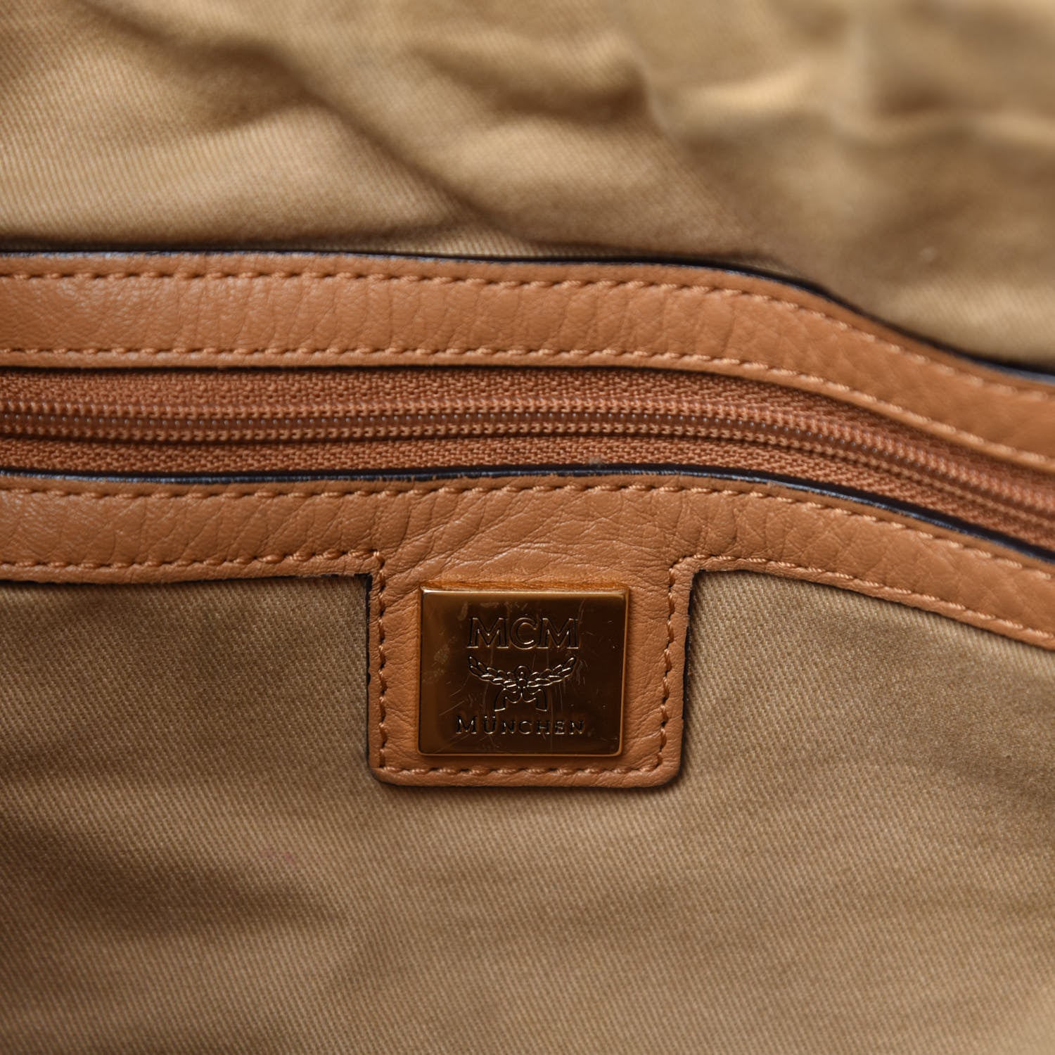 MCM Visetos Hobo Cognac 8 of 11