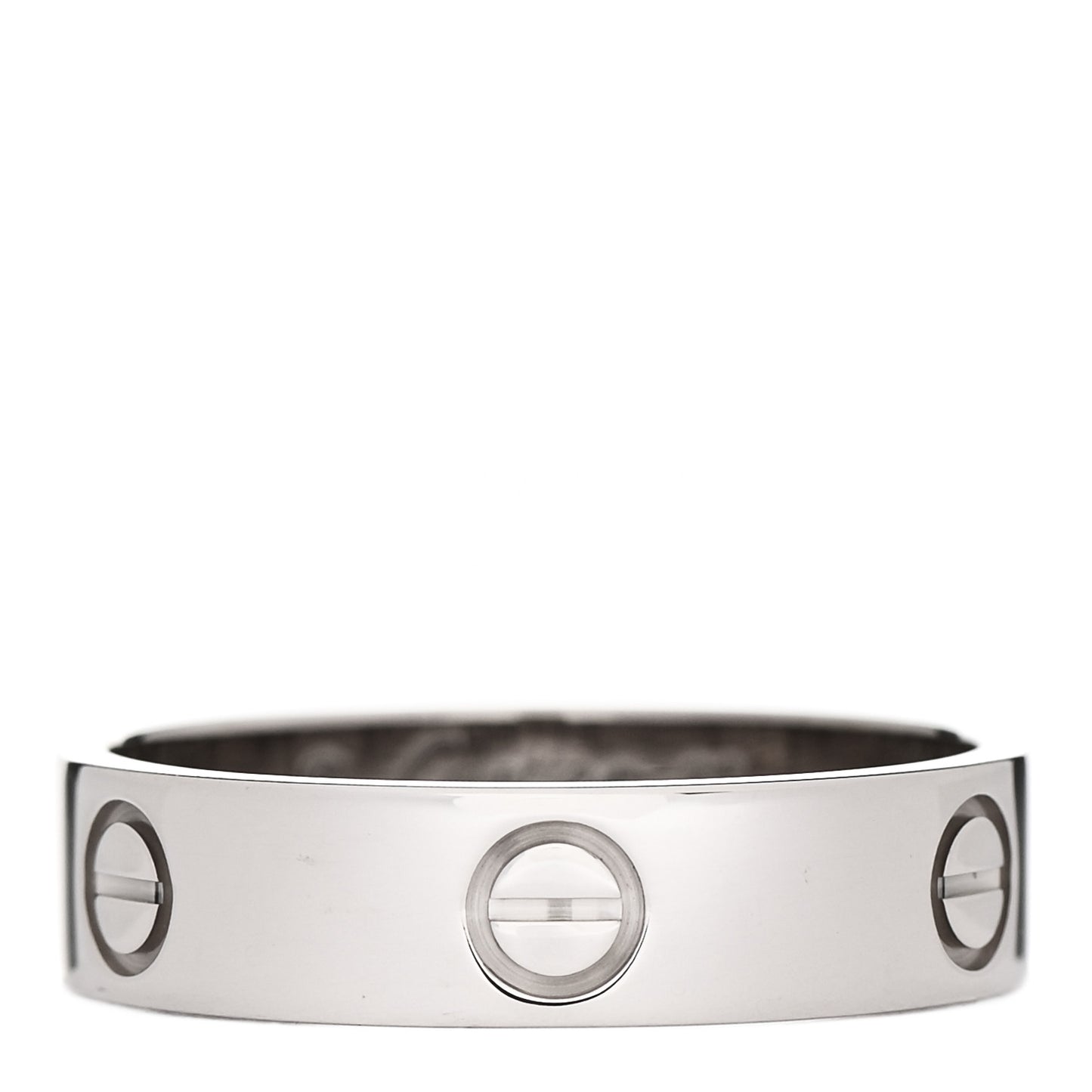 18K White Gold 5.5mm LOVE Ring 62 10